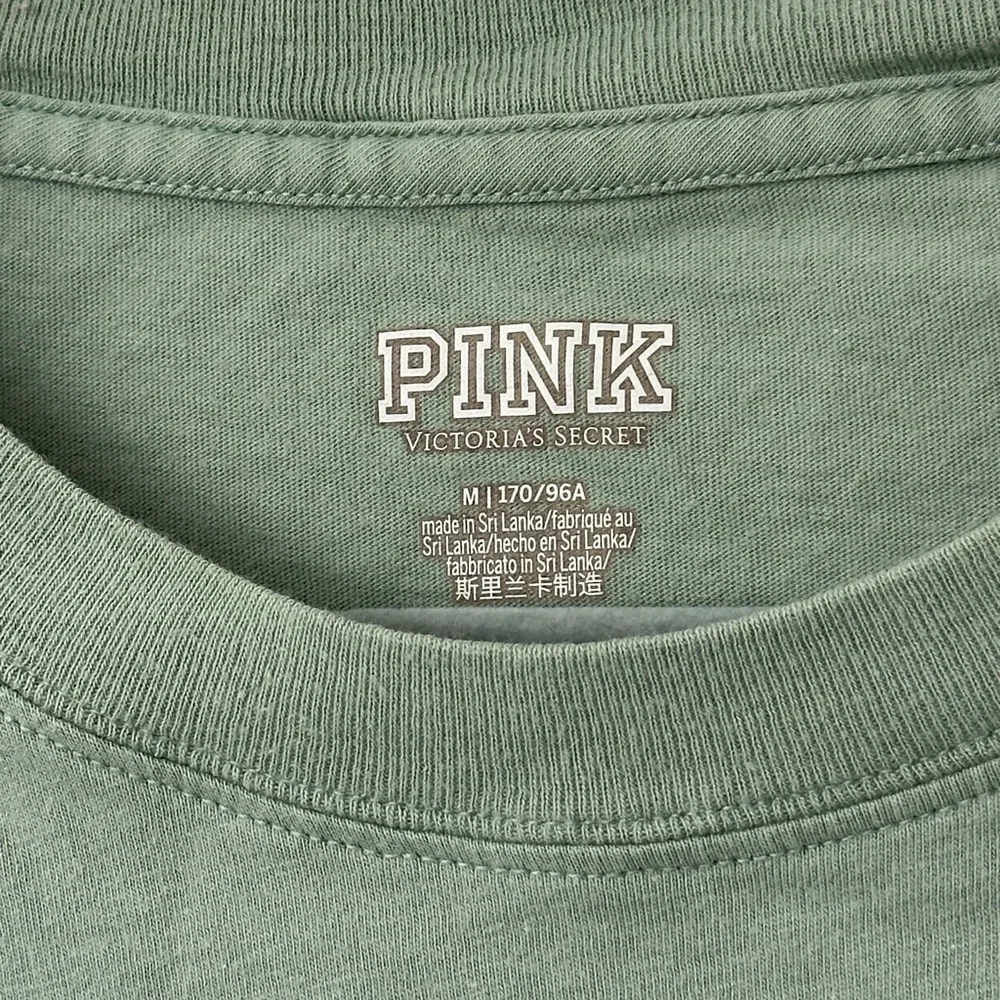 Pink Green Cropped short sleeve T-Shirt - Picture 3 of 5
